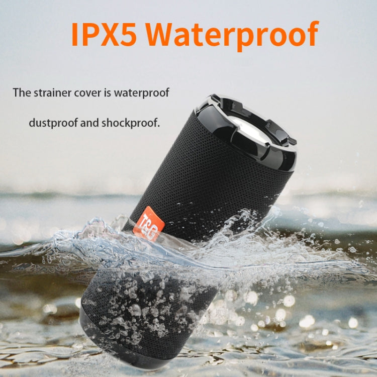 T&G TG621 Portable Waterproof 3D Stereo Wireless Speaker, Support FM Radio / TWS / TF Card(Gray) - Waterproof Speaker by T&G | Online Shopping South Africa | PMC Jewellery | Buy Now Pay Later Mobicred