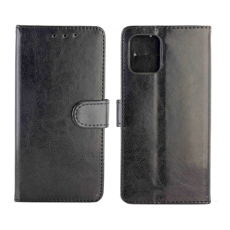 For OPPO Realme 8 / 8 Pro Crazy Horse Texture Leather Horizontal Flip Protective Case with Holder & Card Slots & Wallet & Photo Frame(Black) - Realme Cases by PMC Jewellery | Online Shopping South Africa | PMC Jewellery | Buy Now Pay Later Mobicred