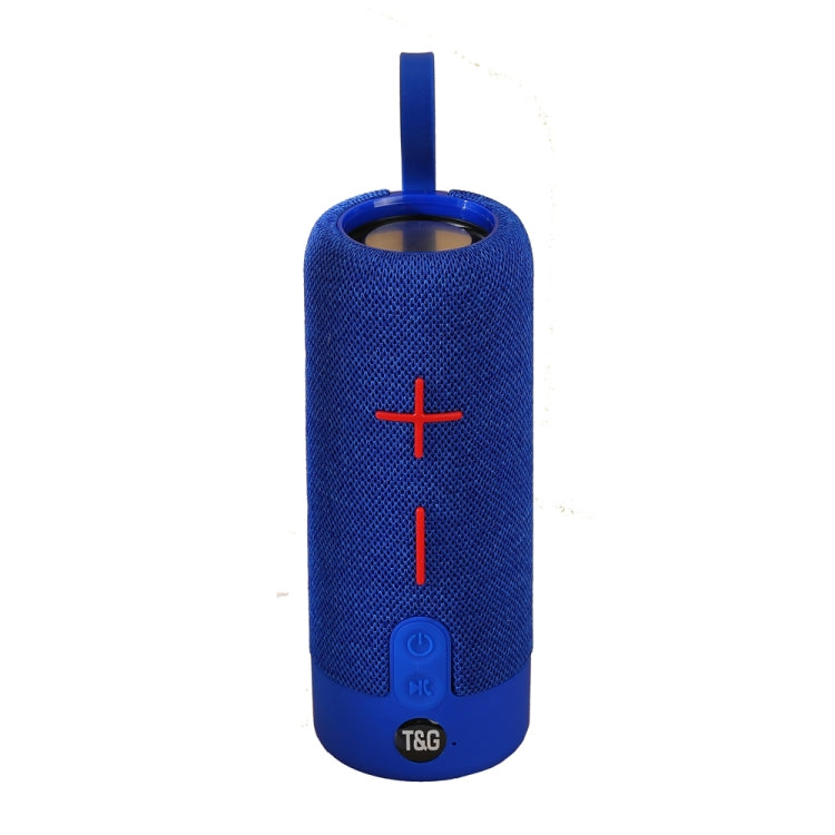 T&G TG619 Portable Bluetooth Wireless Speaker Waterproof Outdoor Bass Subwoofer Support AUX TF USB(Blue) - Desktop Speaker by T&G | Online Shopping South Africa | PMC Jewellery | Buy Now Pay Later Mobicred