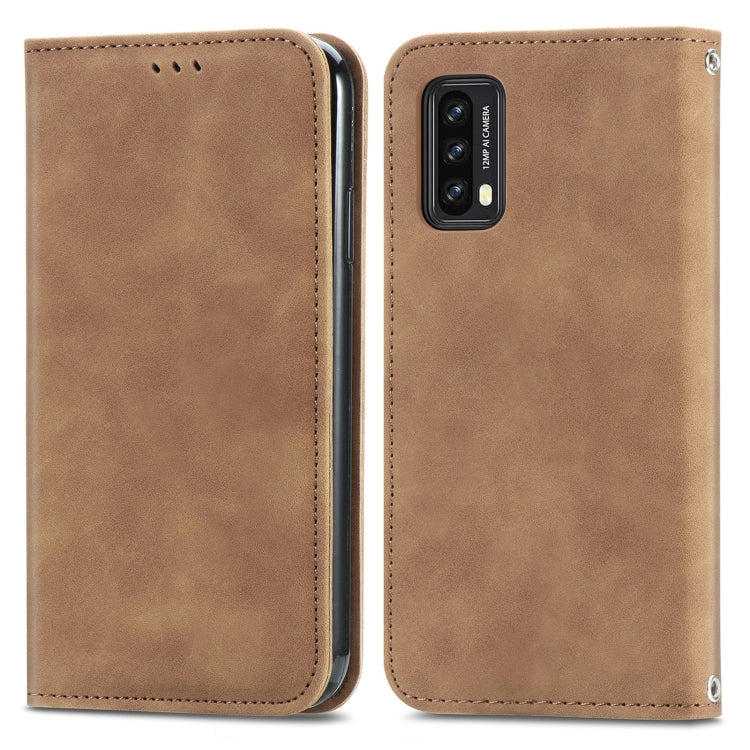 For Blackview A90 Retro Skin Feel Business Magnetic Horizontal Flip Leather Case with Holder & Card Slots & Wallet & Photo Frame(Brwon) - More Brand by PMC Jewellery | Online Shopping South Africa | PMC Jewellery