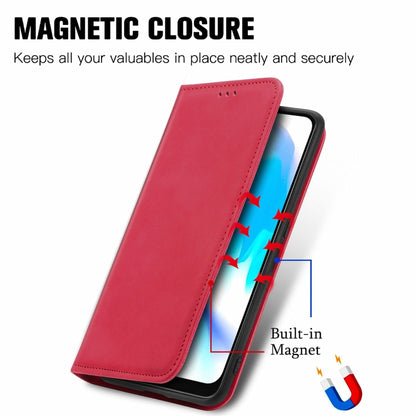 For Blackview A80 / A80s Retro Skin Feel Business Magnetic Horizontal Flip Leather Case with Holder & Card Slots & Wallet & Photo Frame(Red) - More Brand by PMC Jewellery | Online Shopping South Africa | PMC Jewellery | Buy Now Pay Later Mobicred