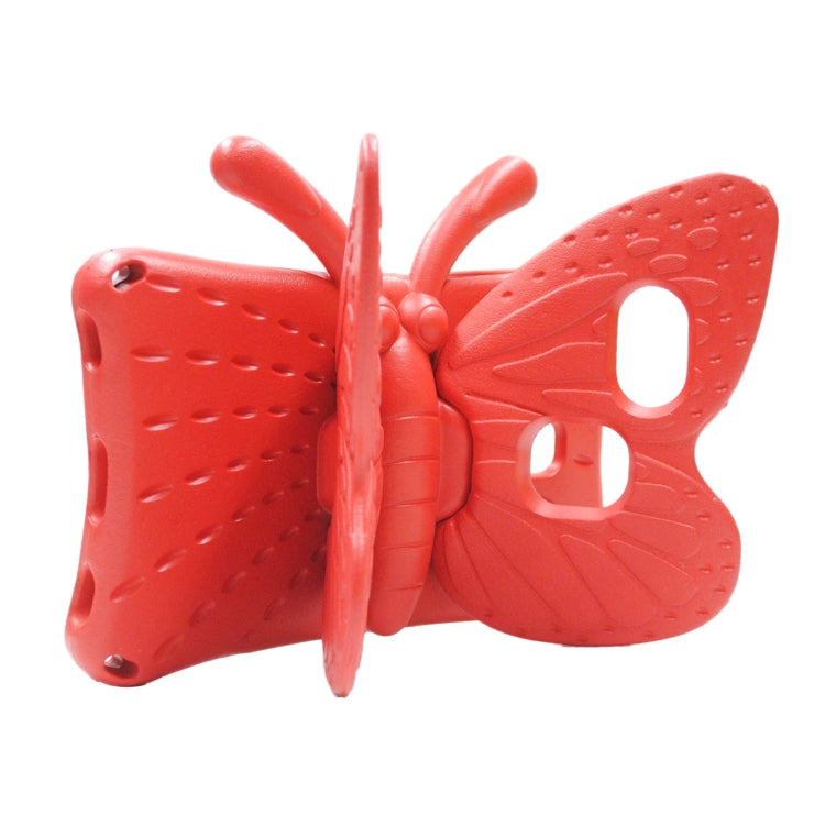 For Amazon Kindle Fire HD8 2016/2017/2018 Butterfly Bracket Style EVA Children Falling Proof Cover Protective Case(Red) - Amazon by PMC TechLife | Online Shopping South Africa | PMC TechLife | Buy Now Pay Later Mobicred
