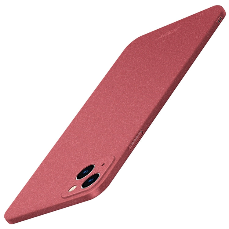 For iPhone 13 MOFI Fandun Series Frosted PC Ultra-thin All-inclusive Protective Case(Red) - iPhone 13 Cases by MOFI | Online Shopping South Africa | PMC Jewellery