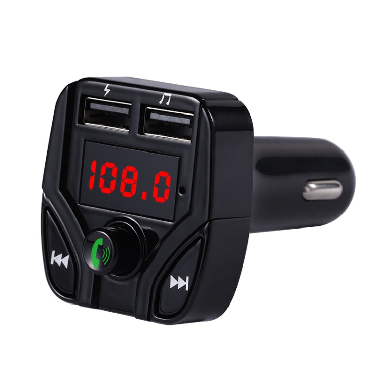 C4 Bluetooth MP3 Hands-free Car Device LCD FM Transmitter Dual USB Charger - Bluetooth Car Kits by PMC Jewellery | Online Shopping South Africa | PMC Jewellery | Buy Now Pay Later Mobicred