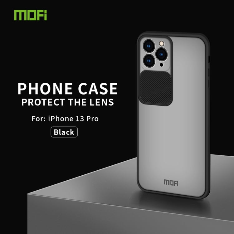 For iPhone 13 Pro MOFI Translucent Frosted PC + TPU Phone Case(Black) - free shipping - PMC TechLife - Order now!