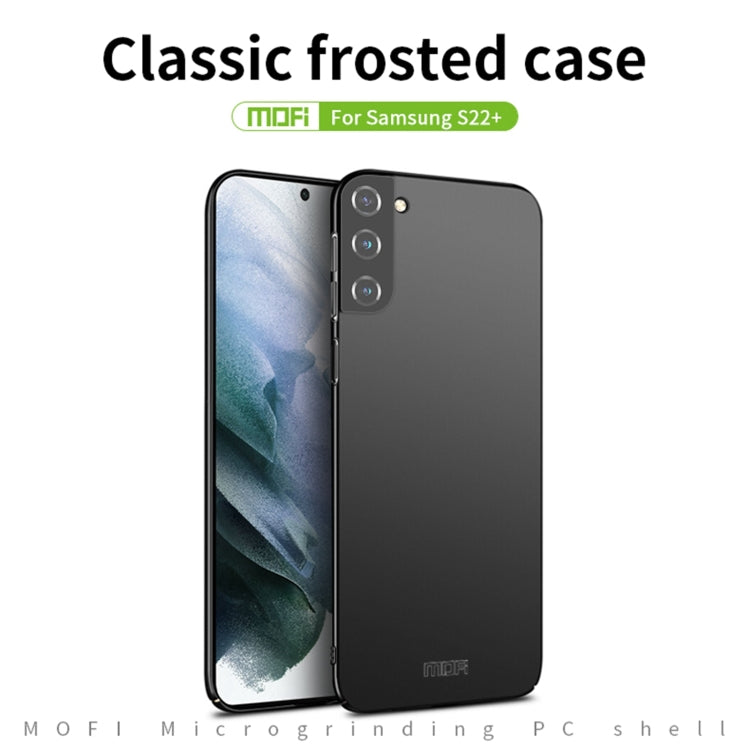 For Samsung Galaxy S22+ 5G MOFI Frosted PC Ultra-thin Hard Phone Case(Blue) - Galaxy S22+ 5G Cases by MOFI | Online Shopping South Africa | PMC TechLife