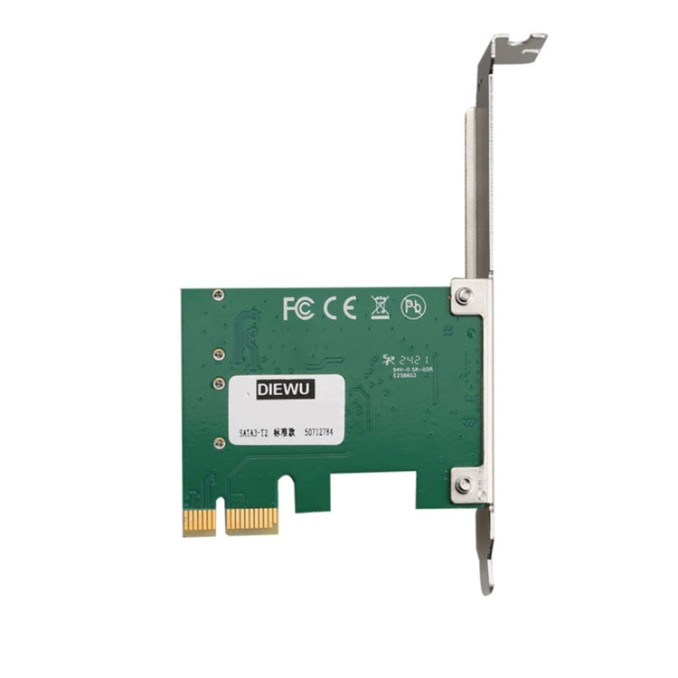 ASM1061 Pci-e2.0 X1 to 2-port SATA 3.0 Adapter Card - Add-on Cards by PMC Jewellery | Online Shopping South Africa | PMC Jewellery | Buy Now Pay Later Mobicred