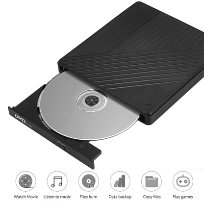 USB 3.0 & Type-C DVD Drive Player External Optical Drive - Rewritable Drive by PMC Jewellery | Online Shopping South Africa | PMC Jewellery | Buy Now Pay Later Mobicred