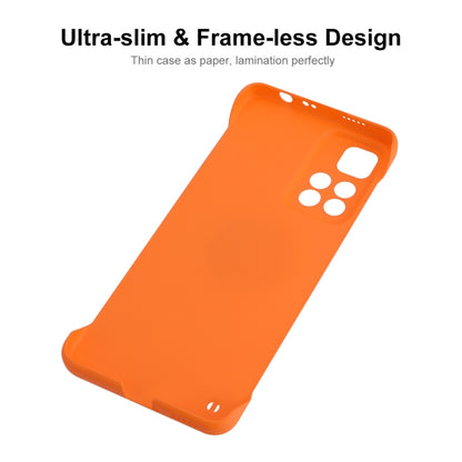 For Xiaomi Redmi Note 11 Pro / Pro+ 5G ENKAY Matte Frameless Hard PC Case(Orange) - Xiaomi Cases by ENKAY | Online Shopping South Africa | PMC Jewellery | Buy Now Pay Later Mobicred