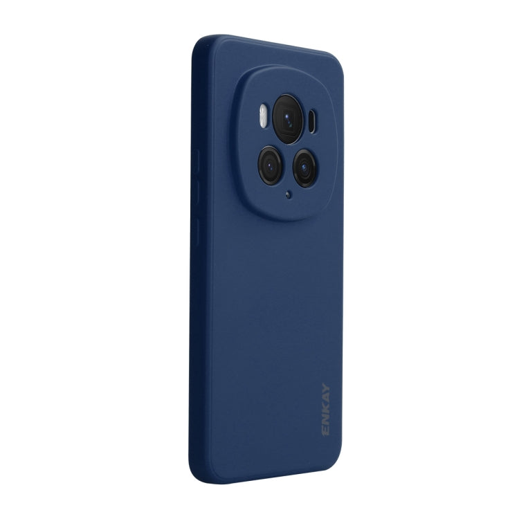 For Honor Magic6 Pro ENKAY Liquid Silicone Soft Shockproof Phone Case(Dark Blue) - Honor Cases by ENKAY | Online Shopping South Africa | PMC Jewellery | Buy Now Pay Later Mobicred