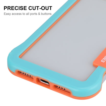 For iPhone 12 / 12 Pro ENKAY Frameless Hollow Shockproof PC Case(White) - iPhone 12 / 12 Pro Cases by ENKAY | Online Shopping South Africa | PMC Jewellery | Buy Now Pay Later Mobicred