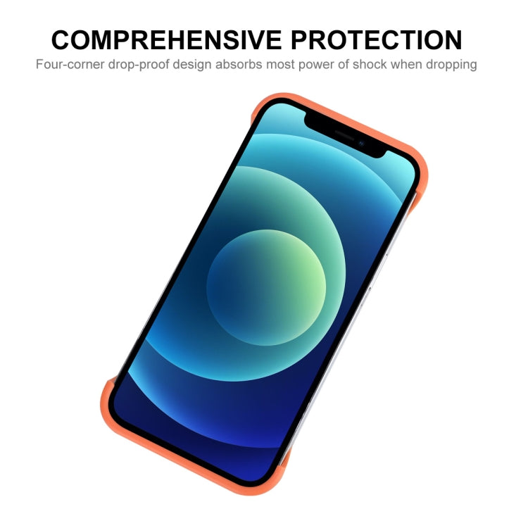 For iPhone 12 Pro Max ENKAY Frameless Hollow Shockproof PC Case(Blue) - iPhone 12 Pro Max Cases by ENKAY | Online Shopping South Africa | PMC Jewellery | Buy Now Pay Later Mobicred