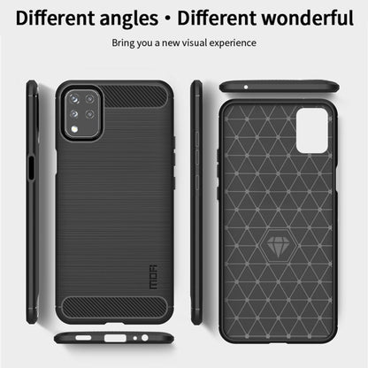 For LG K42 MOFI Gentleness Brushed Carbon Fiber Soft TPU Case(Gray) - LG by MOFI | Online Shopping South Africa | PMC Jewellery