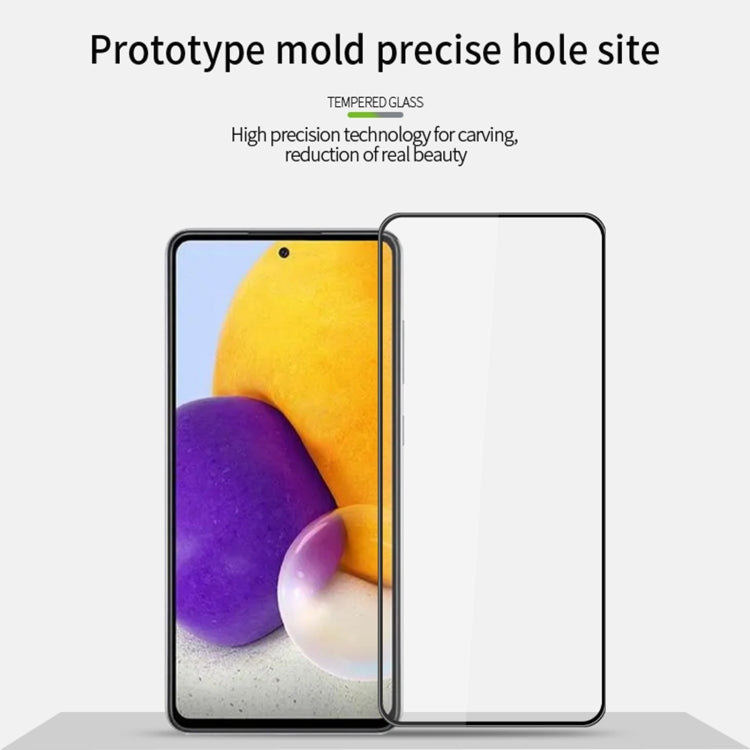 For Samsung Galaxy A73 5G MOFI 9H 3D Explosion-proof Tempered Glass Film(Black) - Galaxy Tempered Glass by MOFI | Online Shopping South Africa | PMC TechLife