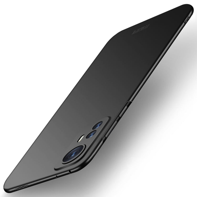 For Xiaomi 12 / 12X MOFI Frosted PC Ultra-thin Hard Phone Case(Black) - Xiaomi Cases by MOFI | Online Shopping South Africa | PMC Jewellery | Buy Now Pay Later Mobicred