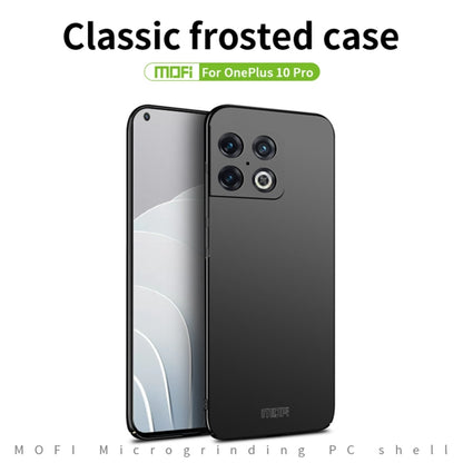 For OnePlus 10 Pro MOFI Frosted PC Ultra-thin Hard Phone Case(Blue) - OnePlus Cases by MOFI | Online Shopping South Africa | PMC Jewellery