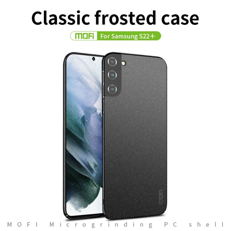 For Samsung Galaxy S22+ 5G MOFI Fandun Series Frosted Ultra-thin PC Hard Phone Case(Grey) - Galaxy S22+ 5G Cases by MOFI | Online Shopping South Africa | PMC Jewellery