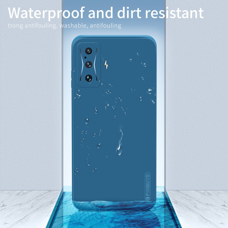 For Xiaomi Redmi K50 Gaming PINWUYO Sense Series Liquid Silicone TPU Phone Case(Green) - More Brand by PINWUYO | Online Shopping South Africa | PMC Jewellery | Buy Now Pay Later Mobicred