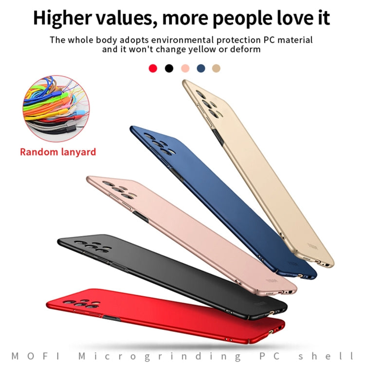 For Samsung Galaxy A32 5G MOFI Frosted PC Ultra-thin Hard Phone Case(Gold) - Galaxy Phone Cases by MOFI | Online Shopping South Africa | PMC TechLife