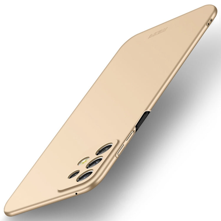 For Samsung Galaxy A33 5G MOFI Frosted PC Ultra-thin Hard Phone Case(Gold) - Galaxy Phone Cases by MOFI | Online Shopping South Africa | PMC Jewellery