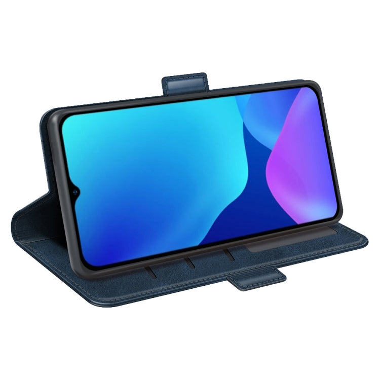 For Ulefone note 10 Dual-side Magnetic Buckle Leather Phone Case(Dark Blue) - Ulefone Cases by PMC Jewellery | Online Shopping South Africa | PMC Jewellery | Buy Now Pay Later Mobicred