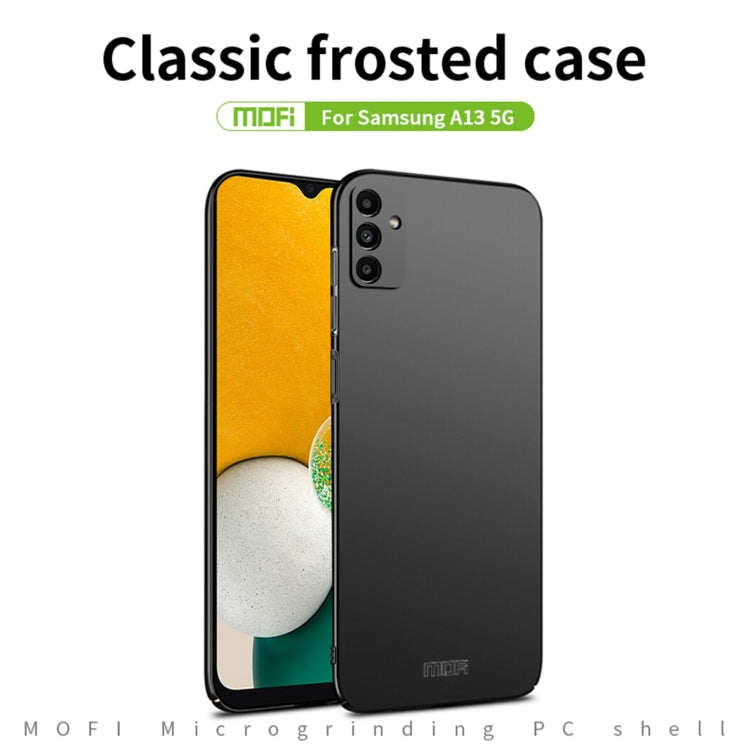 For Samsung Galaxy A13 5G MOFI Frosted PC Ultra-thin Hard Case(Black) - Galaxy Phone Cases by MOFI | Online Shopping South Africa | PMC TechLife