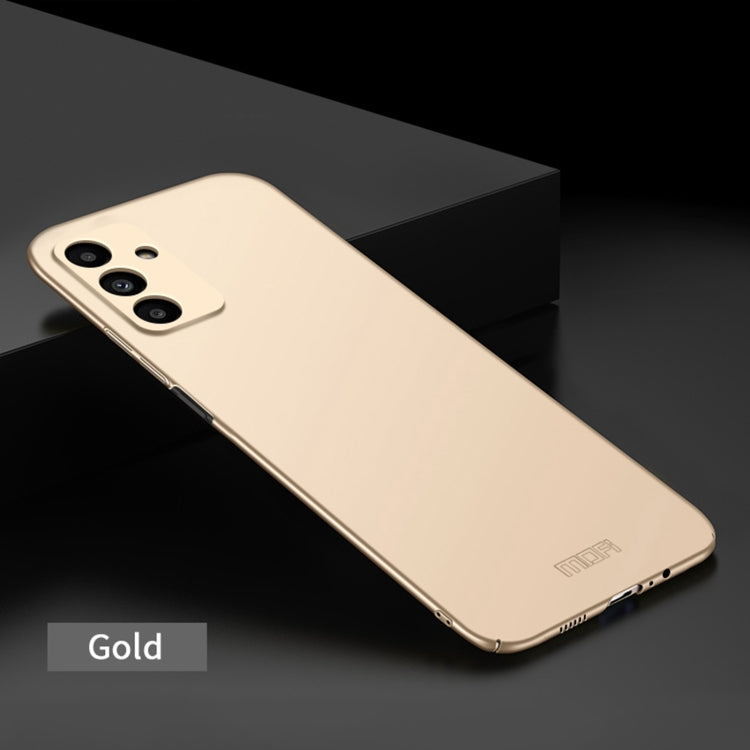 For Samsung Galaxy A13 5G MOFI Frosted PC Ultra-thin Hard Case(Gold) - Galaxy Phone Cases by MOFI | Online Shopping South Africa | PMC TechLife | Buy Now Pay Later Mobicred