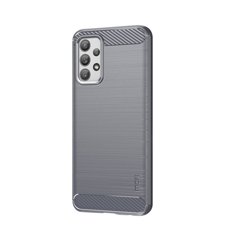 For Samsung Galaxy A23 / M23 / F23 MOFI Gentleness Series Brushed Texture Carbon Fiber Soft TPU Case(Gray) - Galaxy Phone Cases by MOFI | Online Shopping South Africa | PMC Jewellery