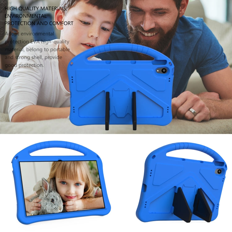 For Motorola Moto Tab G70 EVA Shockproof Tablet Case with Holder(Blue) - Others by PMC TechLife | Online Shopping South Africa | PMC TechLife | Buy Now Pay Later Mobicred