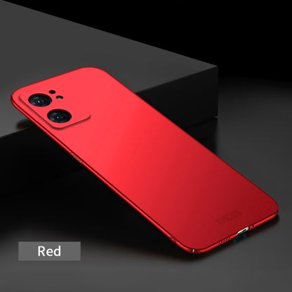 For OPPO Reno7 SE MOFI Frosted PC Ultra-thin Hard Case(Red) - OPPO Cases by MOFI | Online Shopping South Africa | PMC Jewellery