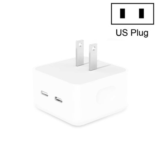 SDC-40W Dual PD USB-C / Type-C Charger for iPhone / iPad Series, US Plug - USB Charger by PMC Jewellery | Online Shopping South Africa | PMC Jewellery | Buy Now Pay Later Mobicred