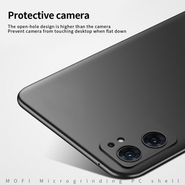 For OPPO Find X5 MOFI Frosted PC Ultra-thin Hard Case(Black) - OPPO Cases by MOFI | Online Shopping South Africa | PMC Jewellery