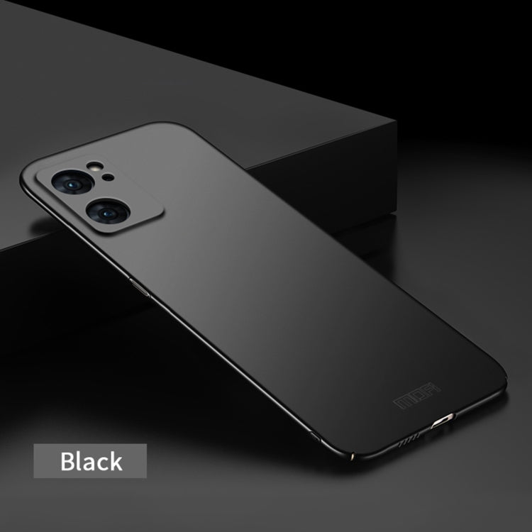 For OPPO Reno7 4G / F21 Pro 4G MOFI Frosted PC Ultra-thin Hard Case(Black) - free shipping - PMC TechLife - Order now!