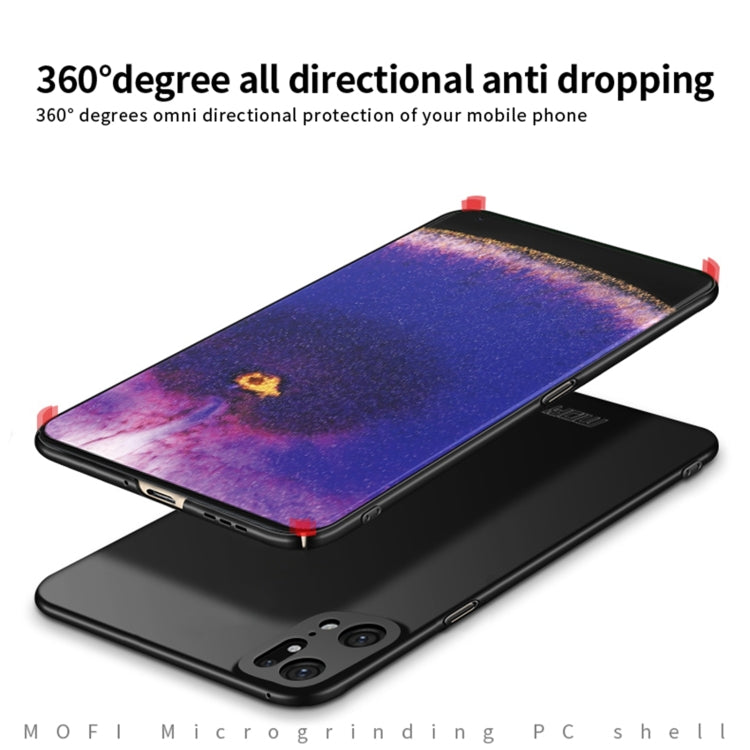 For OPPO Find X5 Pro MOFI Frosted PC Ultra-thin Hard Case(Gold) -  by MOFI | Online Shopping South Africa | PMC Jewellery