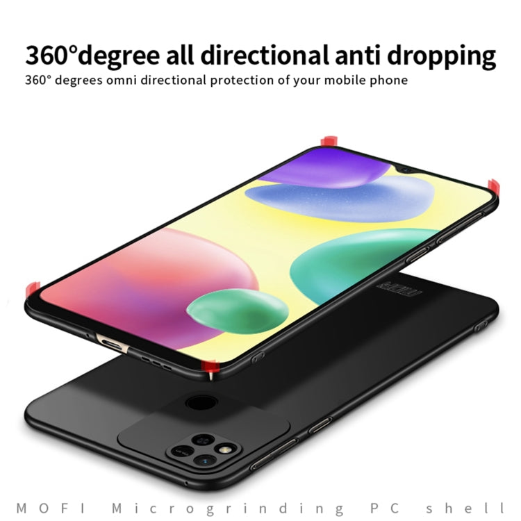 For Xiaomi Redmi 10A MOFI Frosted PC Ultra-thin Hard Case(Red) - Xiaomi Cases by MOFI | Online Shopping South Africa | PMC TechLife | Buy Now Pay Later Mobicred