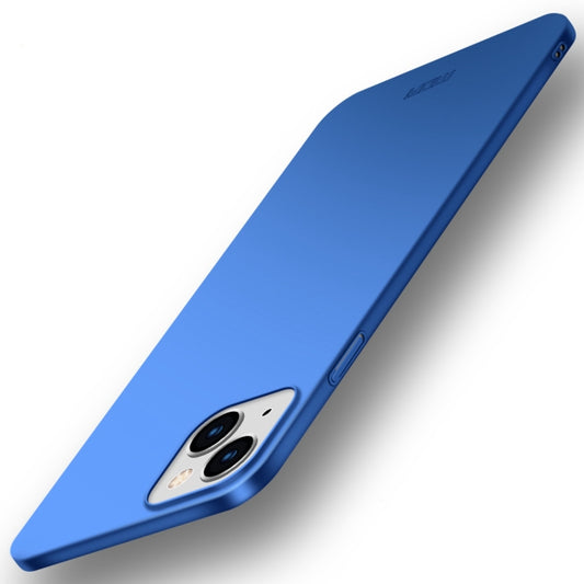 For iPhone 14 Plus MOFI Frosted PC Ultra-thin Hard Case  (Blue) - iPhone 14 Plus Cases by MOFI | Online Shopping South Africa | PMC Jewellery