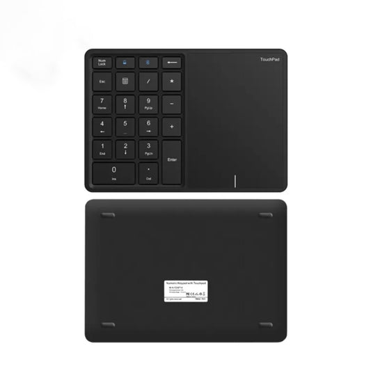 BT-14 Wireless Dual-modes 22 Keys Numeric Type-C Touch Pad Rechargeable Digital Keyboard - Wireless Keyboard by PMC Jewellery | Online Shopping South Africa | PMC Jewellery | Buy Now Pay Later Mobicred