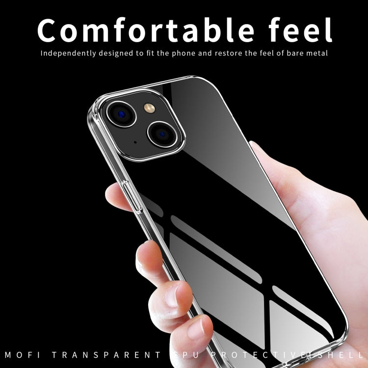 For iPhone 14 Pro MOFI Ming Series Ultra-thin TPU Phone Case(Transparent) - iPhone 14 Pro Cases by MOFI | Online Shopping South Africa | PMC Jewellery