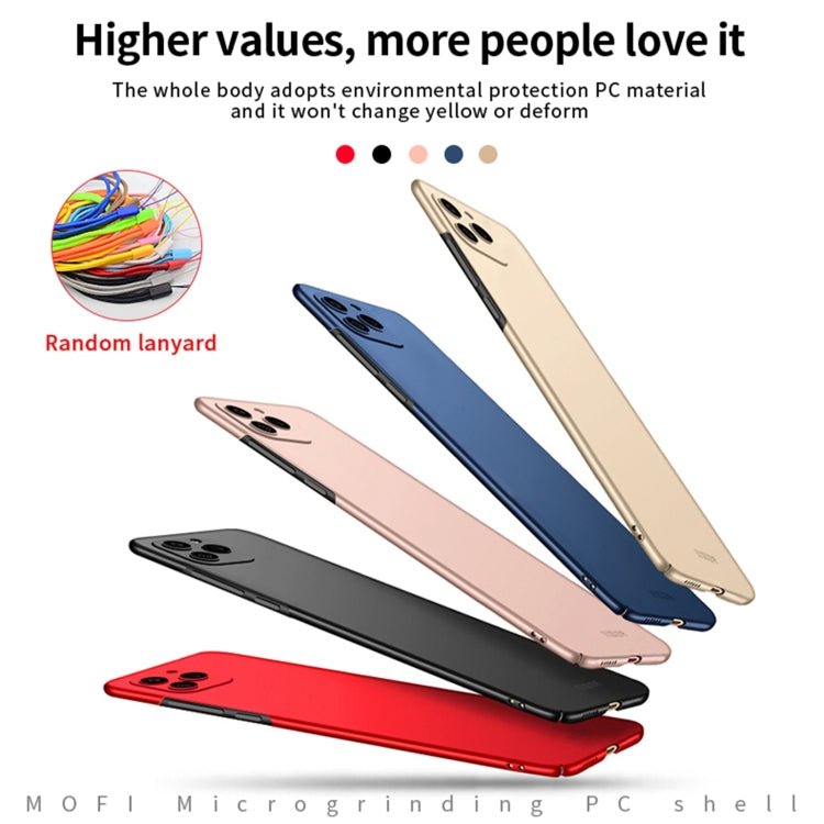 For Honor 60 SE MOFI Frosted PC Ultra-thin Hard Case(Gold) - Honor Cases by MOFI | Online Shopping South Africa | PMC TechLife