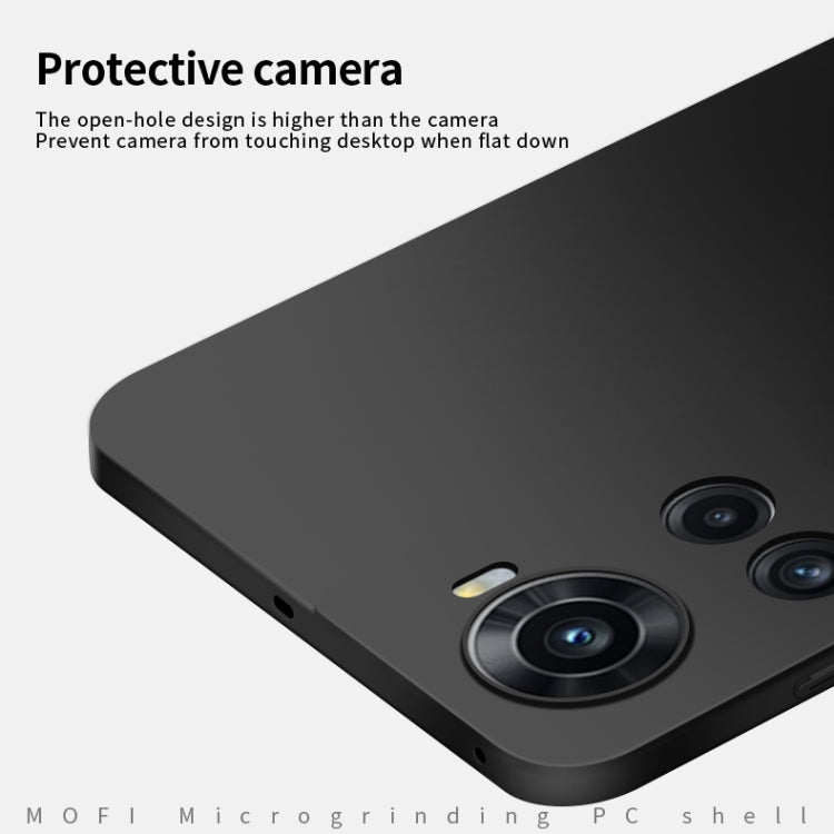 For OnePlus Ace 5G / 10R 5G MOFI Frosted PC Ultra-thin Hard Case(Blue) - OnePlus Cases by MOFI | Online Shopping South Africa | PMC TechLife | Buy Now Pay Later Mobicred