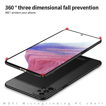 For Samsung Galaxy A53 5G MOFI Fandun Series Frosted PC Ultra-thin All-inclusive Phone Case(Black) - Galaxy Phone Cases by MOFI | Online Shopping South Africa | PMC Jewellery