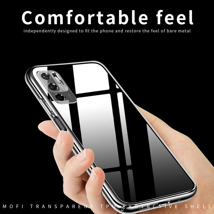 For Xiaomi Redmi Note 11T SE / Note 10 5G MOFI Ming Series Ultra-thin TPU Phone Case(Transparent) - Xiaomi Cases by MOFI | Online Shopping South Africa | PMC Jewellery