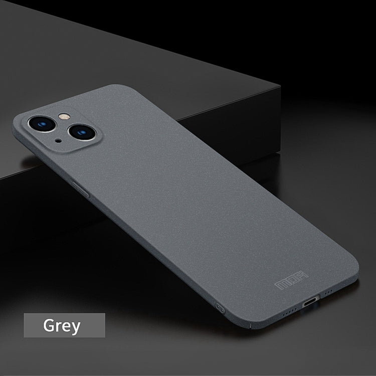 For iPhone 14 MOFI Fandun Series Frosted PC Ultra-thin Phone Case(Gray) - iPhone 14 Cases by MOFI | Online Shopping South Africa | PMC TechLife | Buy Now Pay Later Mobicred