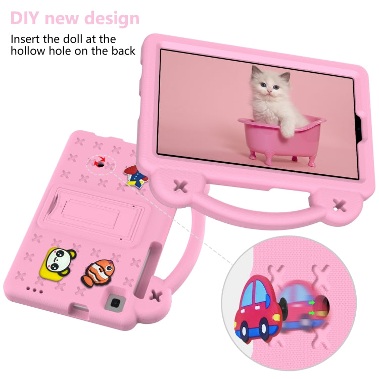 For Huawei MediaPad M3 Lite 8.0 Handle Kickstand Children EVA Shockproof Tablet Case(Pink) - Huawei by PMC Jewellery | Online Shopping South Africa | PMC Jewellery