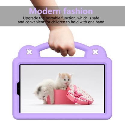 For Huawei MediaPad M5 8.4 Handle Kickstand Children EVA Shockproof Tablet Case(Light Purple) - Huawei by PMC Jewellery | Online Shopping South Africa | PMC Jewellery