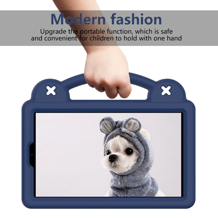 For Huawei MediaPad M5 8.4 Handle Kickstand Children EVA Shockproof Tablet Case(Navy Blue) - Huawei by PMC TechLife | Online Shopping South Africa | PMC TechLife | Buy Now Pay Later Mobicred