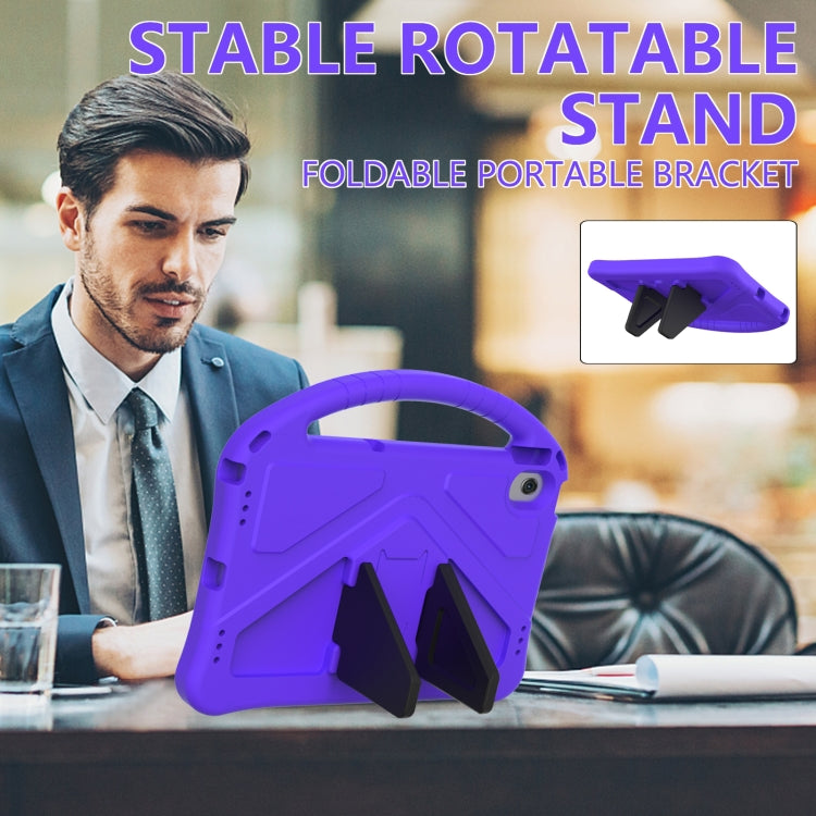 For Lenovo Tab M10 Plus 10.6 3rd Gen TB125FU 2022 EVA Shockproof Tablet Case with Holder(Purple) - Lenovo by PMC TechLife | Online Shopping South Africa | PMC TechLife | Buy Now Pay Later Mobicred