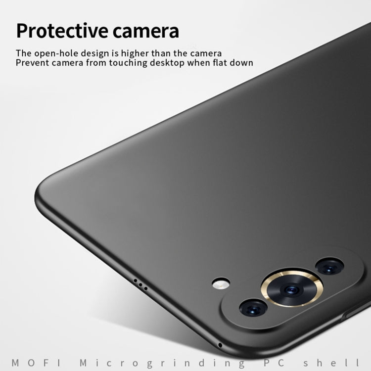 For Huawei Nova 10 Pro MOFI Frosted PC Ultra-thin Hard Case(Black) - Huawei Cases by MOFI | Online Shopping South Africa | PMC TechLife | Buy Now Pay Later Mobicred