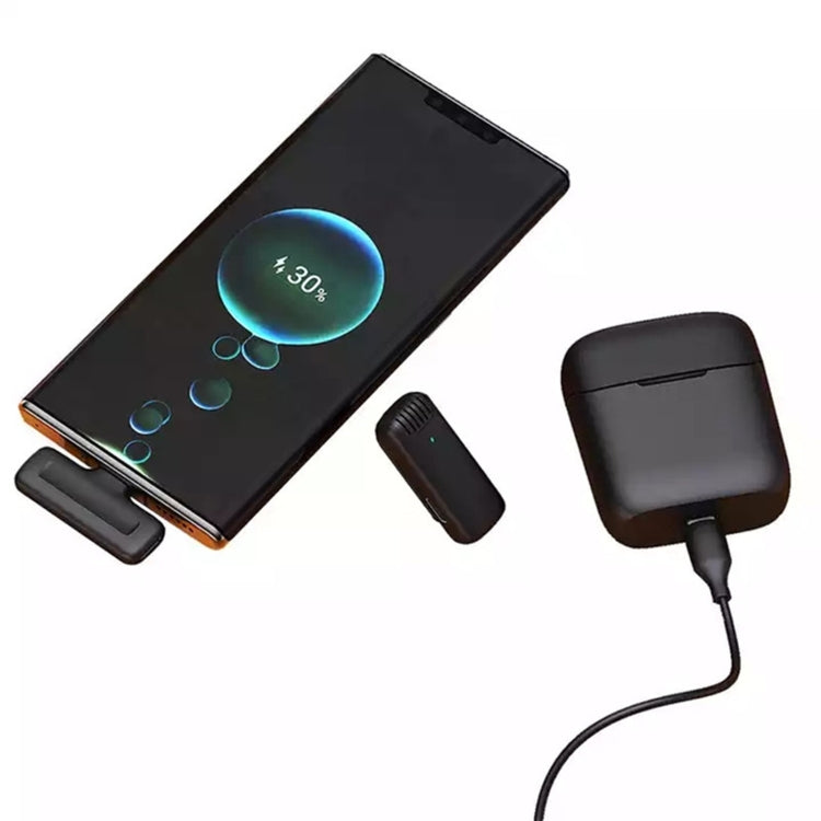 J11 Wireless Lapel Microphone Portable Audio Video Recording Mini Mic - Microphone by PMC TechLife | Online Shopping South Africa | PMC TechLife | Buy Now Pay Later Mobicred