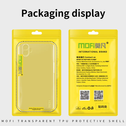 For Asus Zenfone9 MOFI Ming Series Ultra-thin TPU Phone Case(Transparent) - ASUS Cases by MOFI | Online Shopping South Africa | PMC Jewellery